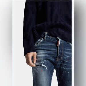 DSQUARED2 Mens Jeans Size 48 cool guy
Blue Distressed Button Fly Made In Italy
